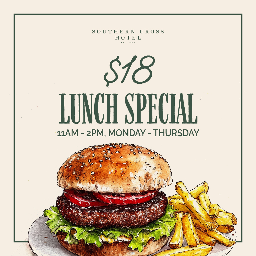 Monday to Thursday Lunch Special $18